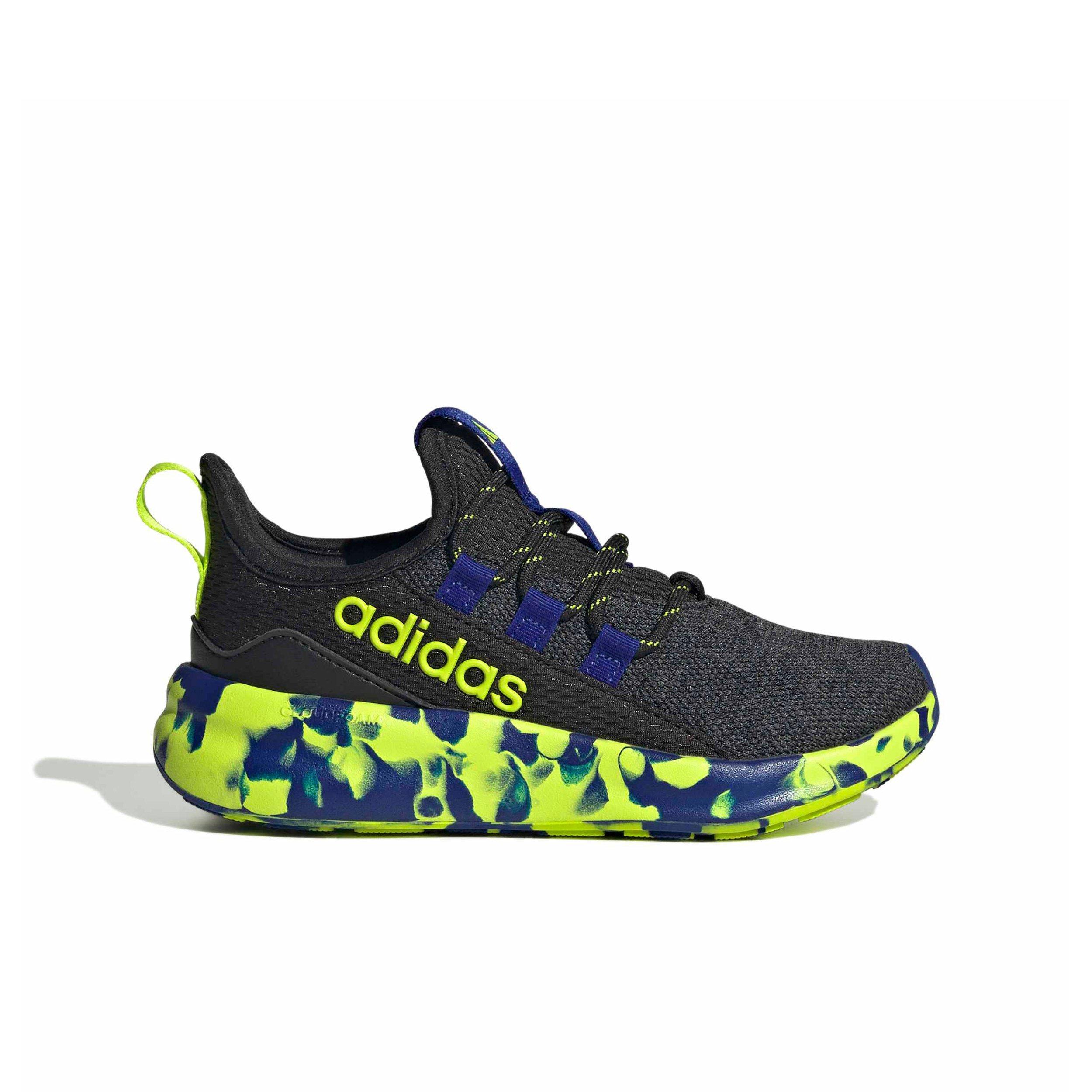 adidas Lite Racer Adapt 8.0 "Core Black/Solar Slime/Mystery Ink" Preschool Boys' Shoe - BLACK/SLIME/INK